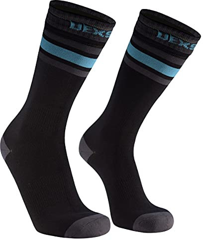 DexShell Mens Ultra Dri Waterproof In-Cuff Seal Breathable Socks - Blue - XL