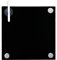 Melko Glasmagnettafel, Whiteboard, Glasboard, Magnetwand, Pinnwand, 45 x 45 x 0,4 cm, Schwarz