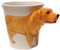 Golden Retriever-Hund-e-Tasse 3d Tier Tasse-3d-mit-Hund-emotiv Hunde-kopf-bild