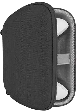 GEEKRIA Controller Travel Case Compatible with Xbox One, Series X / S, Hard Shell Carrying Bag, Protective Storage with Internal Mesh Pocket for Charging Cable (Dark Gray)