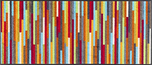 wash+dry Fußmatte, Mikado Stripes 60x140 cm, innen und außen, waschbar