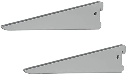 siwitec U-Träger 270x50mm für 2-reihiges Regalschienensystem aluweiss 2er | aus Stahl mit aluweißer Oberfläche, vielseitig kombinierbar, ideal für jeden Raum