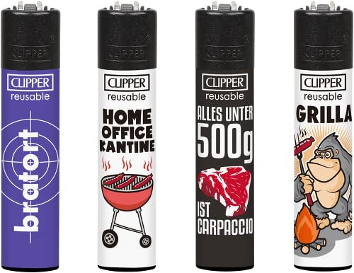 Clipper Classic Large Original Feuerzeug Feuerzeuge New Sommer Summer 2022 Inkl. Gratis Dhobia Clipper (Slogan #43)