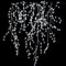 Kristall Diamant Eisdraht Girlande Stahldraht Klar Acryl Kristall Girlande Perlen Baum Girlande für Weihnachten Hochzeit Party Dekoration
