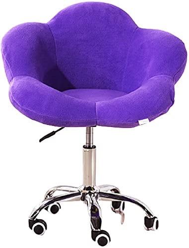 Collic Bürostuhl Stuhl Blütenformularform Niedriger Stuhl Ein Verstellbarer Ergonomischer Stuhl/Lila