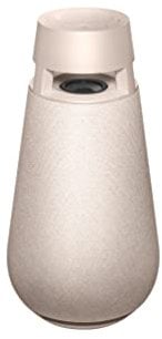 LG XBOOM Go DXO3, tragbarer Bluetooth-Lautsprecher (50 Watt, IP54-Spritzwasserschutz, Beleuchtung), Beige [Modelljahr 2022]