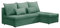 BROMARKT Ecksofa SERTA L-Form Schlafsofa Wohnlandschaft Links/Rechts Couch, Bettkasten,Schlaffunktion,viele Farbvarianten (Rechts, Rino 31 - Dunkelgrün, h80 x t141 x b200 cm)