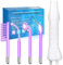 Yofuly High Frequency Face Machine with 4 Purple Argon Tubes, Portable High Frequency Facial Device, Beauty Face Massager for Wrinkle Reduction, Skin Tightening, Acne Treatment