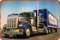 Kenworth Truck Retro-Blechschild, langlebig, Wandkunst, Dekor, Metallschild, Zuhause, Vintage, Schlafzimmer, Dekoration, Schild, 20,3 x 30,5 cm