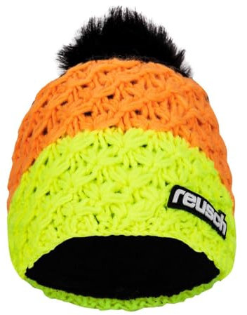 Reusch Unisex Aiden Beanie Baskenmütze, 2848 Safety Yellow/Salute, Einheitsgröße