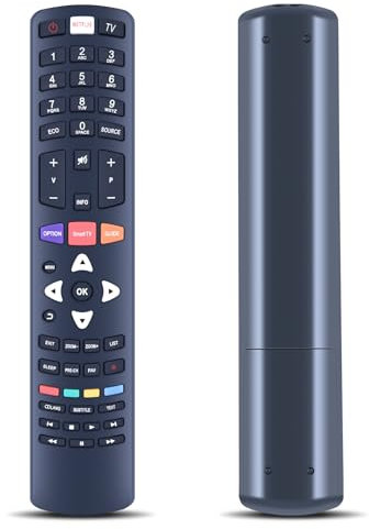 TCNOUMT Fernbedienung Ersatz für Thomson TCL 4K TV RC311FUI1 RC311FUI2 U49C6916 50UB6406 U50S6906 U50S7806S U55C6916 U55S6806S U55S6906 U58S7806S U55S8866S 50E5900US 55E5900US RC311-FUI1 RC311-FUI2