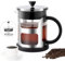 COPOTEA French Press Coffee Maker 34 Oz /1 Liter, Glass Stainless Steel Coffee Press, Cold Brew Coffee Pot, Travel Coffee Presses, Tea Press for Loose Tea Gifts