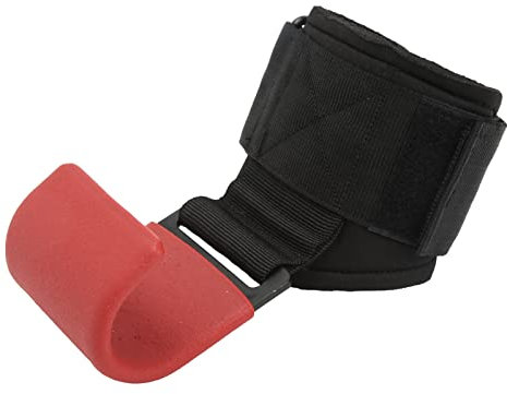 Kelepu Ganci Sollevamento Pesi con Acciaio, Gym Gancio Cinghie, Ganci per Sollevamento Pesi per Fitness Powerlifting Allenamento Palestra Bodybuilding 1 Pc