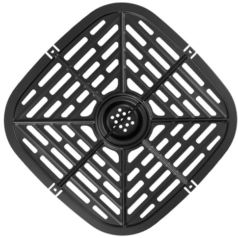 Ciieeo Non-stick Square Air Fryer Accessory Tray Replacement Griddle Plate for Air Fryer Bbq Steak Pan 22.5x22.5cm