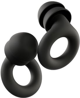 Loop Quiet 2 Plus Tappi orecchie con i Double Tip – Tappi riutilizzabili comodissimi per sonno, concentrazione, viaggi | Protezione flessibile | Riduzione dei rumori 24 dB SNR + 3 dB con i Double Tip