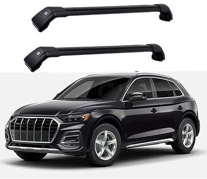 LJWAN Dachgepäckträger Dachträger für Audi Q5 2018 2019 2020 2021, Zur Befestigung der Dachgepäckträger, Dachreling geeignet, Relingträger sind,normal-A