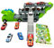 DKLQXCE Camion Jouet Voiture Dinosaure pour Enfant, Garage Rampe Dino Camion, Transporteur Voiture Enfant Jouet, Camion Jouets De Transport Portable De 3 4 5 6 7 Ans