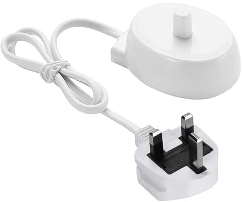 Electric Toothbrush Charger for Oral B,UK Inductive Electric Toothbrush Replacement Charger Base Compatible with Braun Oral B Type 3757 Charging Base, Waterproof Toothbrushes Charging Adapter UK Plug