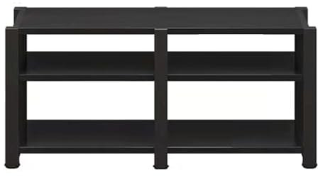 POWRZZZY Meuble Chaine HiFi Meubles,Rack Stéréo Armoire AV Moderne,Vidéo Mobile Bambou Rack Audio Support,Salon/Chambre À Coucher/Bureau Multifonctionnel Support AV Media(Deep Black,120x52x52cm)