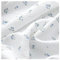 BrightGlow Baumwollstoff 100% Baumwolle Musselin-Stoff 17# Blumig Double Gauze Stoff Bedruckte Kinderstoff Dekostoff Kostümstoff für Bekleidung Deko 100X130cm