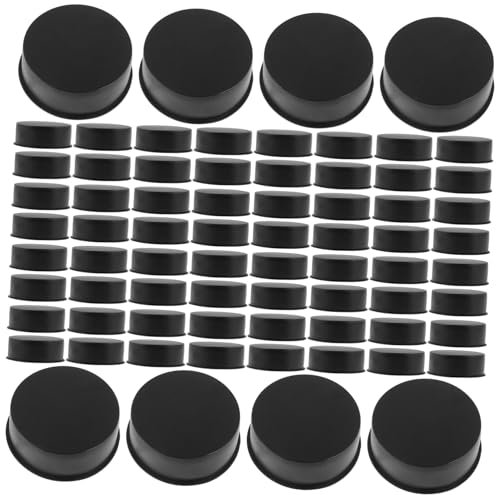 KITANDOVE Scharnierlochabdeckung 100 Stück Für Schränke Türscharniere Aus Kunststoff Verdeckte Scharnierkappe Schutz