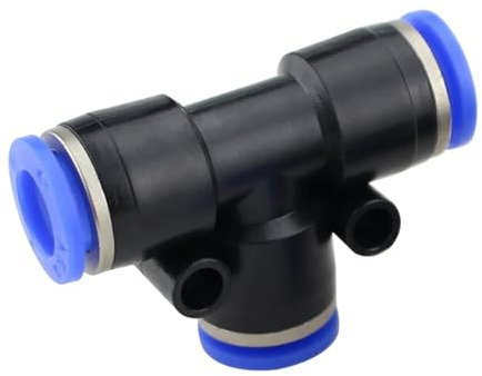 TaoHHU 10 Stücke Pneumatische Fitting Rohrverbinder Schlauch Air Quick Fittings Wasser Push In Schlauchkupplung PE PEG 4mm 6mm 8mm 10mm 12mm 14mm 16mm(PEG12-8)