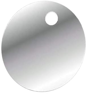 KIXZSAZ Miroir de rasage de douche anti-buée en acrylique compact anti-buée adapté Pour aux voyages, Rond
