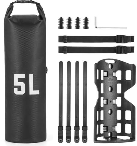 ZEPFJHE Road Bikes Panniers Bag Waterproofs Bike Front Fork Bag Cycling Front Saddles with Bike Rack Cycling Accessory Waterproofs Fork for City Bikepacking Tours