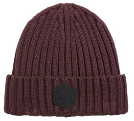 Weird Fish Monreith Beanie Aubergine Size ONE