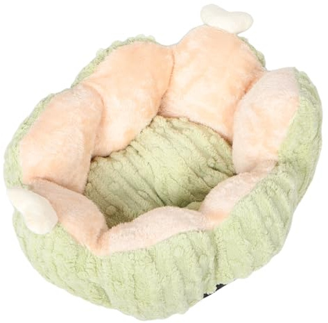 GALPADA Fluffy Katzenbett und Hundebett Weiches Warmes Haustier-schlafbett mit Rutschfester Unterseite Geräumig und Waschbar für Kleine Hunde und Katzen Gemütliche Katzenhöhle