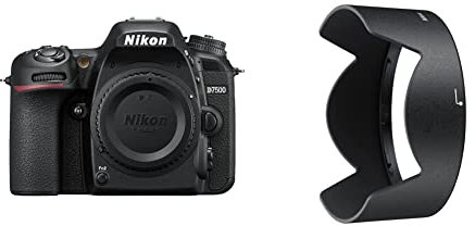 Nikon D7500 - Reflex numérique + AF S DX NIKKOR 18-140 VR & HB-32/67 Parasoleil Rigide à baïonnette