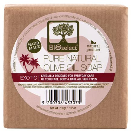 BIOselect Handmade Exotic Olive Oil Soap (200 GR) PN: 520030643307