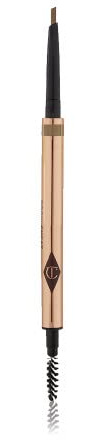 Charlotte Tilbury Brow Cheat Eyebrow Pencil - Refillable Micro-Precision Brow Pencil with Angled Tip for Natural Hair-Like Strokes - 16-Hour Wear, Waterproof, Vitamin E + Carnauba Wax - Taupe