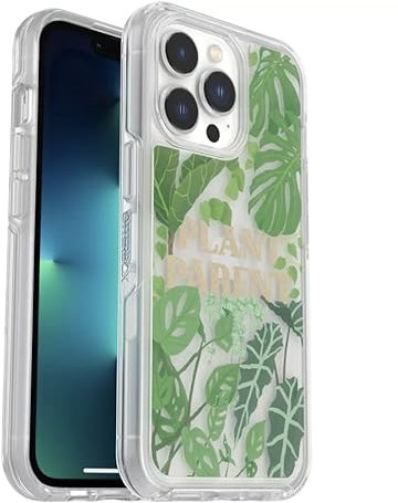 OtterBox Symmetry Series Clear Case for Apple iPhone 13 Pro - Non-Retail Packaging (Plant Parent)