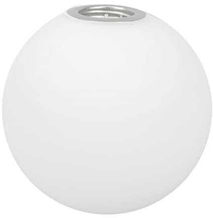 Lurrose White Glass Lampshade Replacement G9 Round Ball Glass Globe Cover 10cm Modern Pendant Light Cover for Pendant Wall Lamp