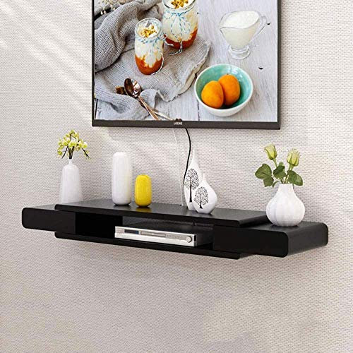 KAXGU Tv Stand Cabinet Tv Wall Units for Living Room Floating Shelf Wall Hanging Tv Cabinet Storage Rack Box Wall Hanging DVD Set-Top Box Satellite Tv Box Cable Box/a/150Cm