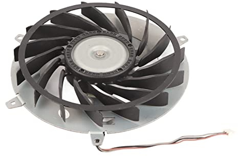 Septpenta Ventilateur de Refroidissement À 15 Lames pour PS3, Remplace Les Refroidisseurs Anciens Ou Endommagés, Ventilateur de Refroidissement Interne 12 V 2, 65 a pour Consoles de Jeux