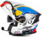 Integrierter Modularer Motorradhelm Mit Bluetooth Und Doppelvisier, ECE-Geprüfter Klapphelm, Modularer Motorrad-Crash-Helm Für Männer Und Frauen, Klappbarer Motorradhelm A,4XL 67-68cm