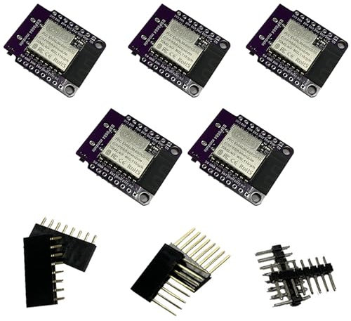 ARCELI 5Pcs ESP Onboard Mini Entwicklungsboard, ESP Modul Onboard Entwicklungsboard Modul kompatibel mit Arduino