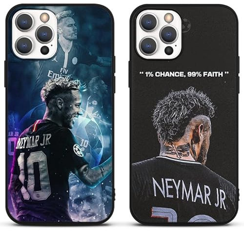 [2 Stück] Schutzhülle für iPhone 13 iPhone 14 Hülle 6,1,Handyhülle Soccer Fußball Muster Design Junge Männer Ultra Dünn Silikon TPU Stoßfest Protective Cover Case für iPhone 13 iPhone 14,M8