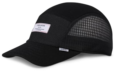 Djinns - Tech Mix (Black) - 5 Panel Curved Visor Cap Meshcap Hat Kappe Mütze Caps