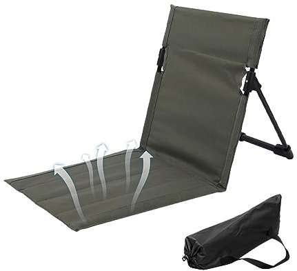 Mihauuke Strandkorb | Tragbarer Strandmatten-Loungesessel,Klappbare Strandliege für Garten, Terrasse, Reisen, drinnen und draußen