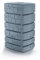 Regenwassertonne 500L Regentank Regenbehälter Regentonne 130 x 77,5 x 58,3 cm Wassertank (Grau)