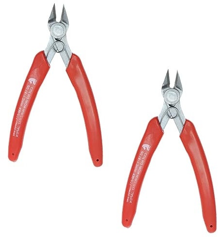 jojofuny 2pièces Pince Coupante Multi-usages Acier Inoxydable Pour Dénudage De Câbles Coupe De Fils Et Manipulation De Petites Chaînes