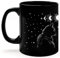 Tazza con gatto nero, 325 ml, regalo divertente per amanti dei gatti, tazza da caffè gotica, strega, decorazione gotica con gatti, regalo gotico per donne, tazze di Halloween, decorazione gotica per