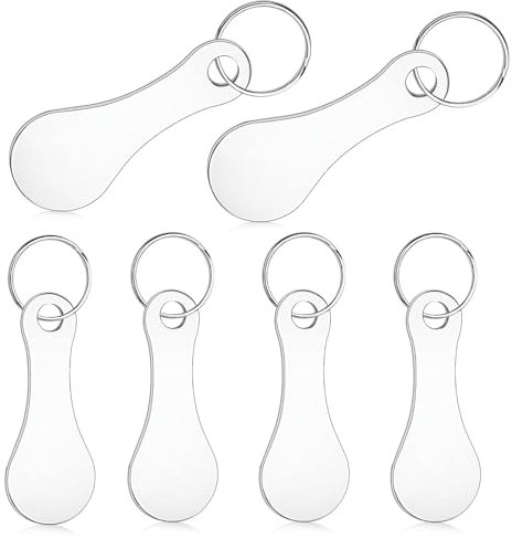 Lot de 6 jetons pour chariot de courses