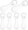 Lot de 6 jetons pour chariot de courses