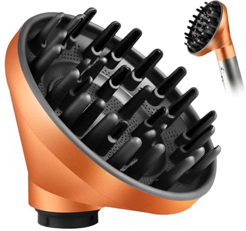 Fixbetter Diffusordüse für Dyson Airwrap Styler Aufsätze, Diffusordüse für Dyson Airwrap HS05 HS01, umwandelbar für Dyson Airwrap Styler in Haartrockner (Gold)