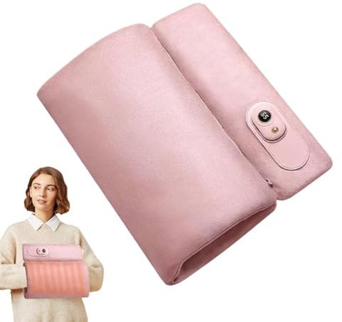 Electric Hand Warmer,USB Powered Stomach Heating Pad | Soft Cover Electric Hot Bag with Digital Display, Portable Waterless Heating Bag for Hand Feet Stomach