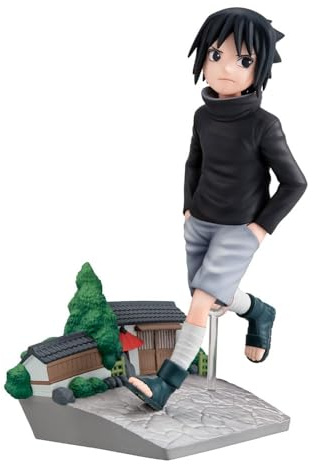Komplette vorlackierte PVC-Figur aus der Serie Naruto Uchiha Sasuke GO! (MegaHouse)